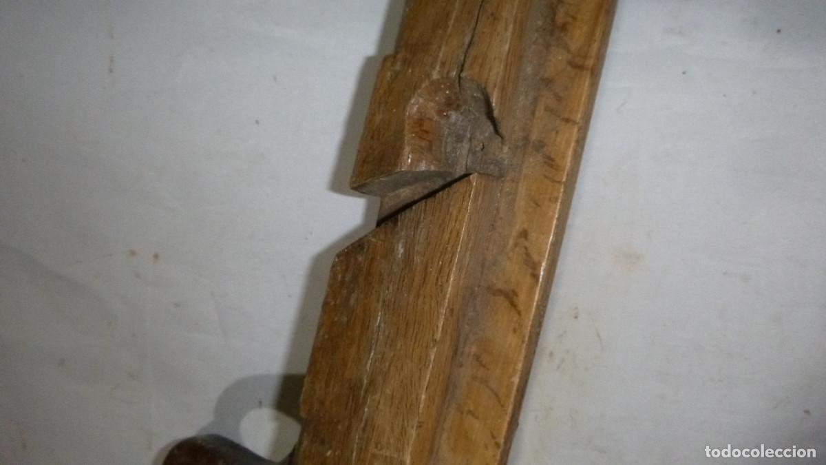 Antig&uuml;edades: HERRAMIENTA GARLOPA DE CARPINTERO - Foto 3