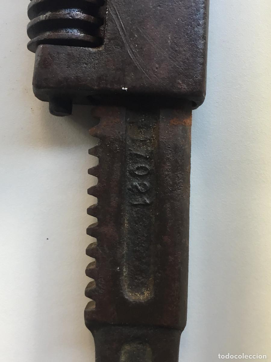Antig&uuml;edades: ANTIGUA LLAVE INGLESA - Foto 3