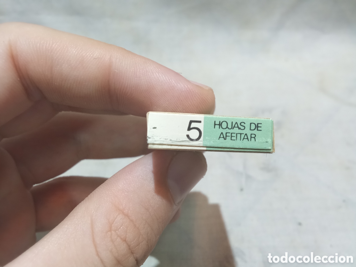 Antig&uuml;edades: CAJETILLA DE 5 CUCHILLAS FILOMATIC SIN USAR - Foto 3