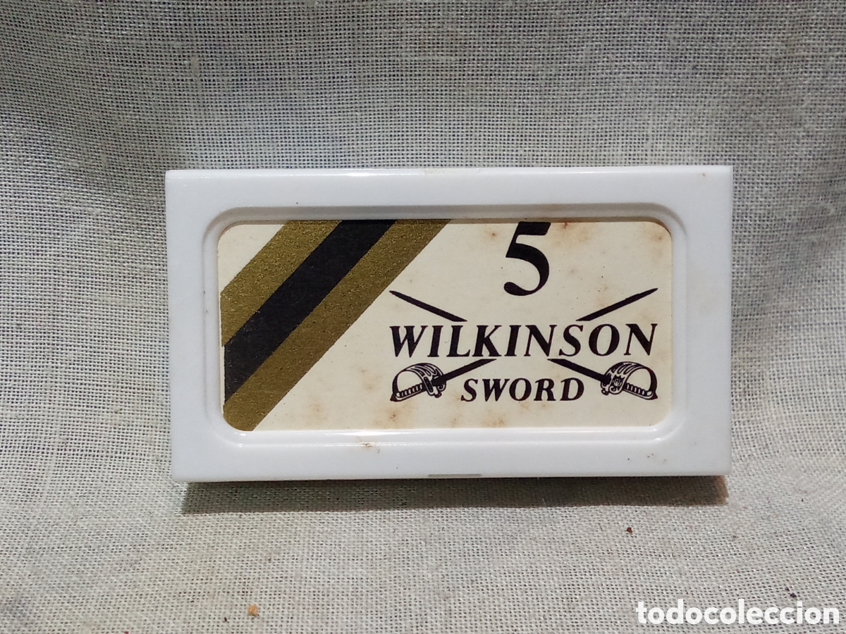 Antig&uuml;edades: CAJETILLA DE 5 CUCHILLAS WILKINSON SIN USAR - Foto 1
