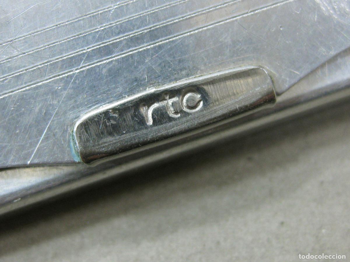 Antig&uuml;edades: ANTIGUA FUNDA DE GAFAS RTC DE ALUMINIO. 1920 APROXIMADAMENTE - Foto 3