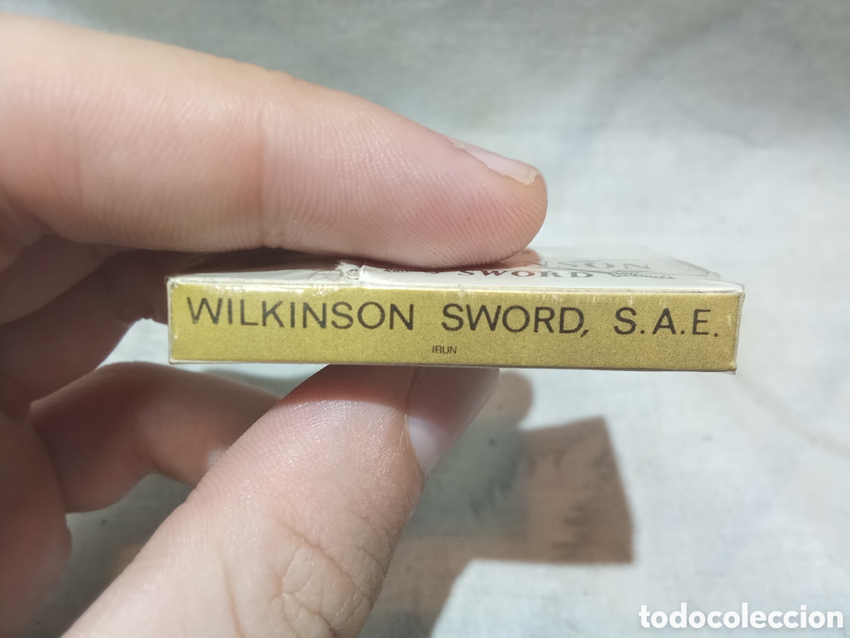 Antig&uuml;edades: CAJETILLA DE 5 CUCHILLAS WILKINSON SIN USAR - Foto 2