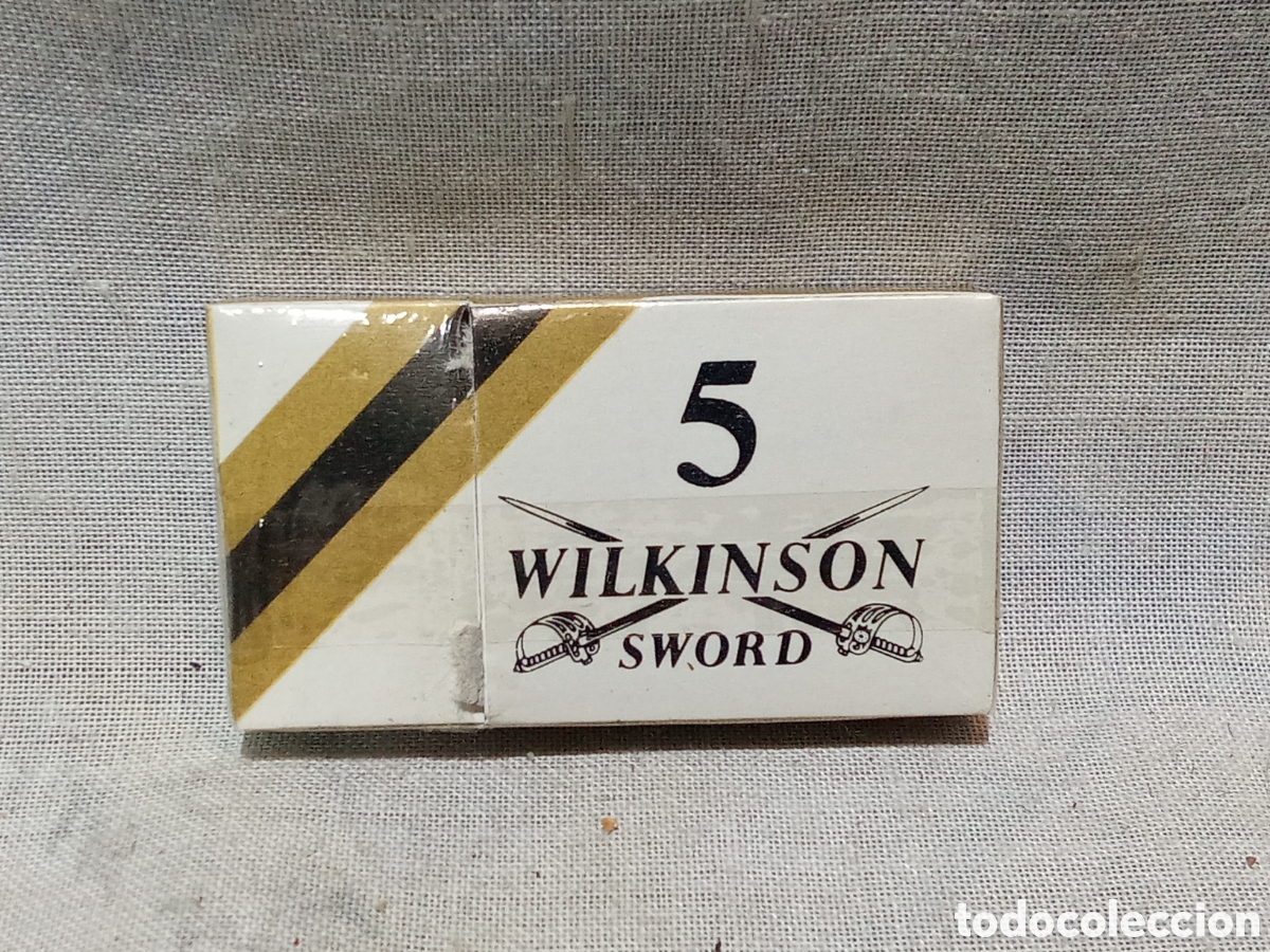 Antig&uuml;edades: CAJETILLA DE 5 CUCHILLAS WILKINSON SIN USAR - Foto 1