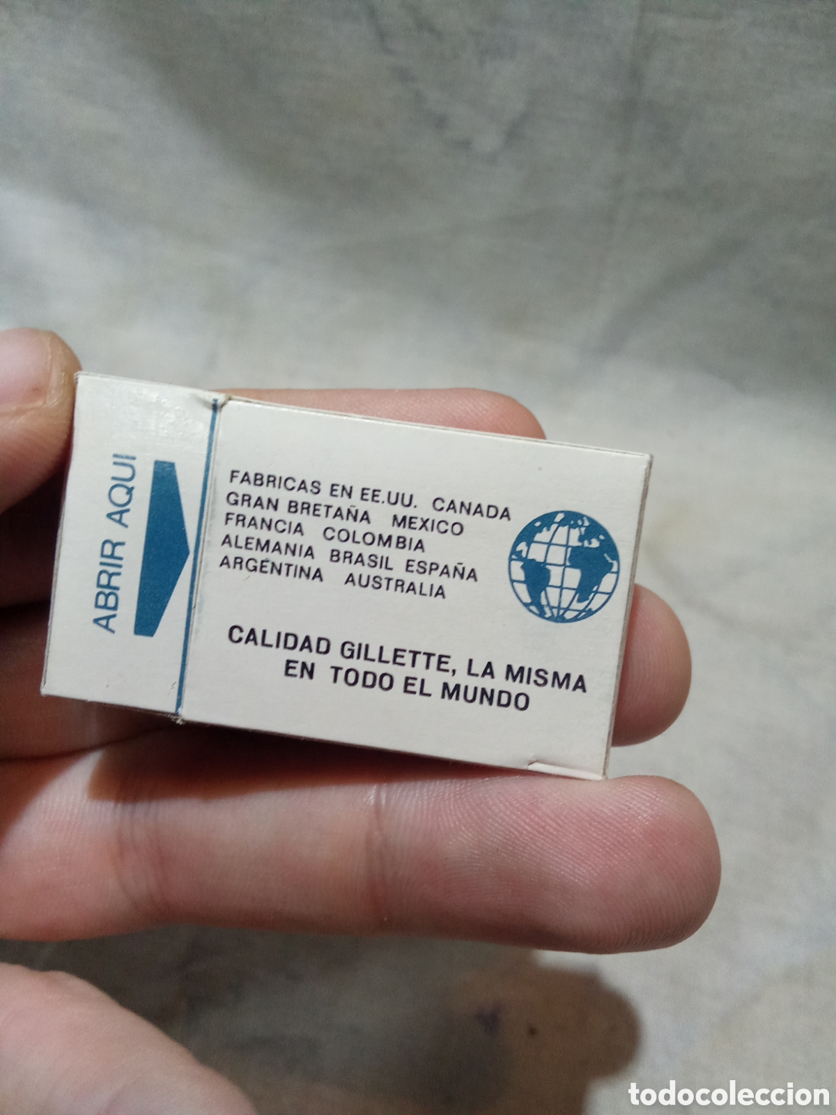Antig&uuml;edades: CAJETILLA DE 5 CUCHILLAS GILLETTE SUPER SILVER SIN USAR - Foto 4