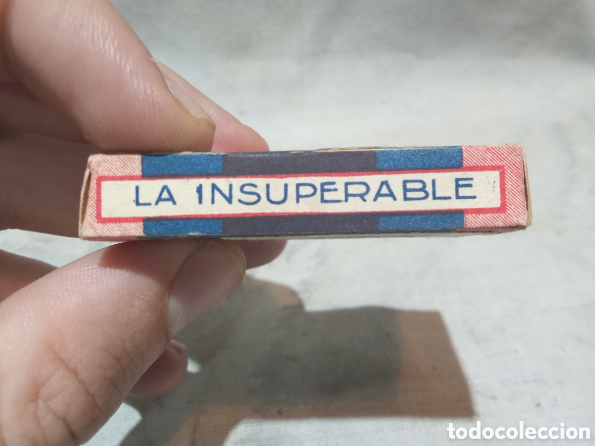 Antig&uuml;edades: CAJETILLA DE 10 CUCHILLAS CAMPE&Oacute;N SIN USAR - Foto 2