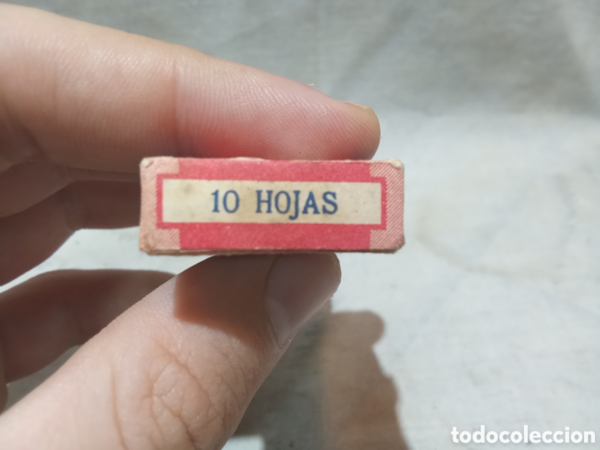 Antig&uuml;edades: CAJETILLA DE 10 CUCHILLAS CAMPE&Oacute;N SIN USAR - Foto 3