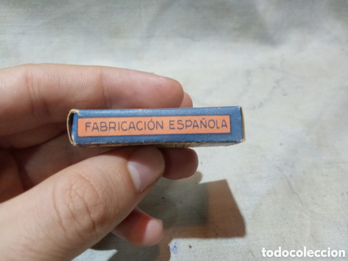 Antig&uuml;edades: CAJETILLA DE 10 CUCHILLAS LA ANDALUZA SIN USAR - Foto 2