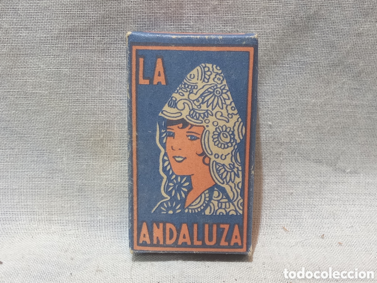 Antig&uuml;edades: CAJETILLA DE 10 CUCHILLAS LA ANDALUZA SIN USAR - Foto 1