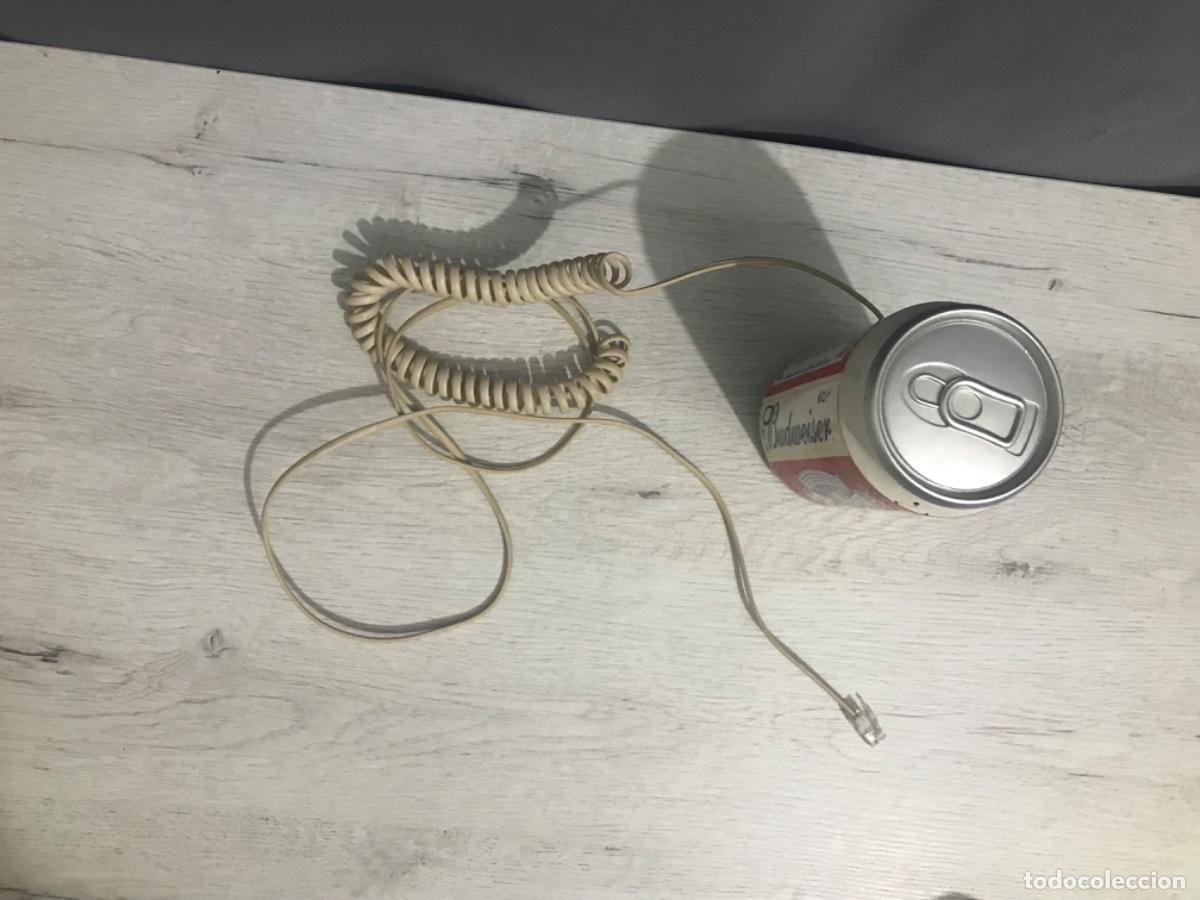 Tel&eacute;fonos: Tel&eacute;fono lata de cerveza budweiser funcionando - Foto 6