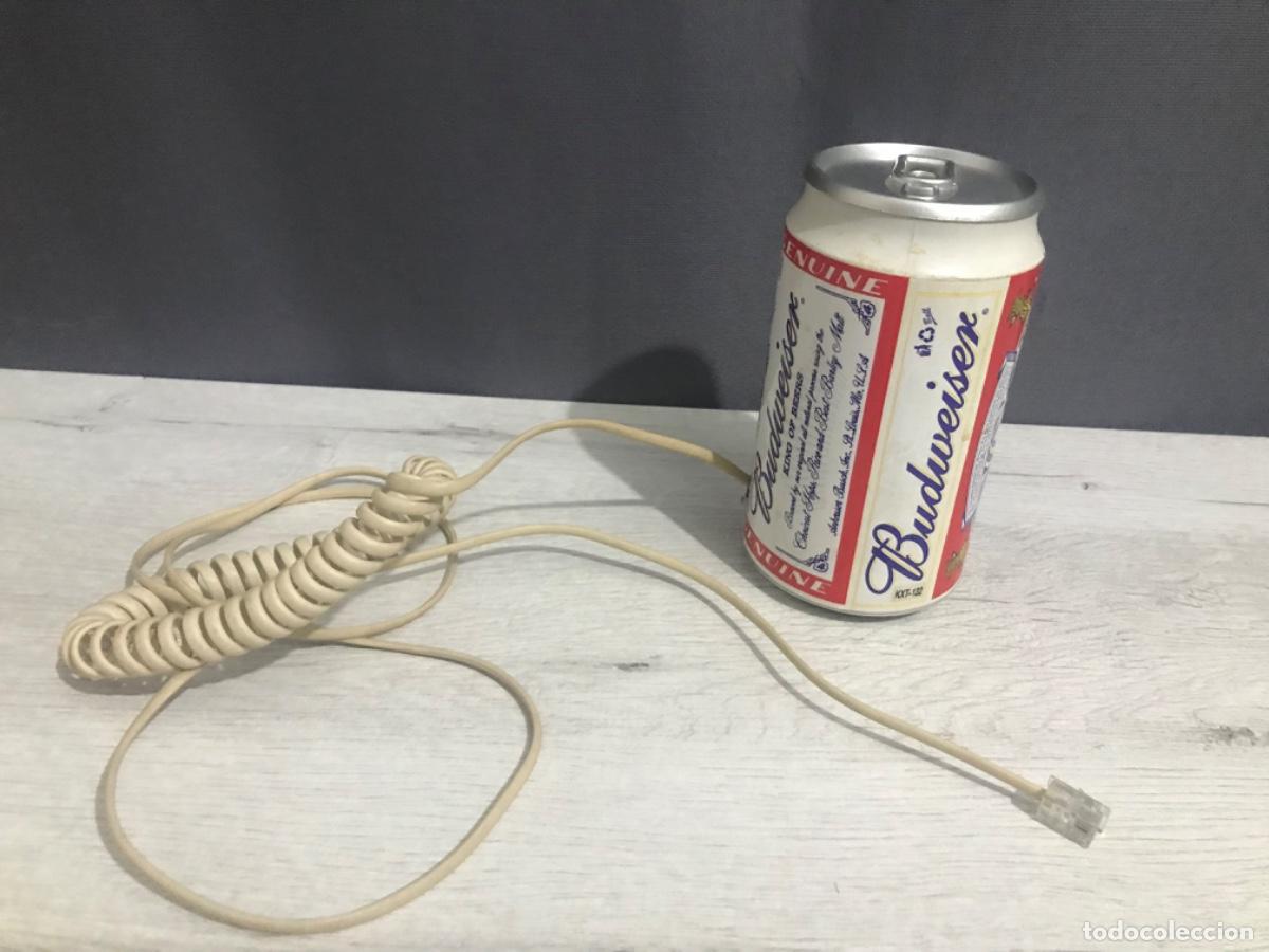 Tel&eacute;fonos: Tel&eacute;fono lata de cerveza budweiser funcionando - Foto 7