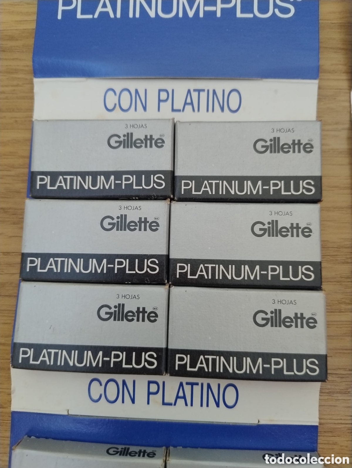Antig&uuml;edades: Cuchillas Gillette Platinum Plus. Venezuela S.A. - Foto 2
