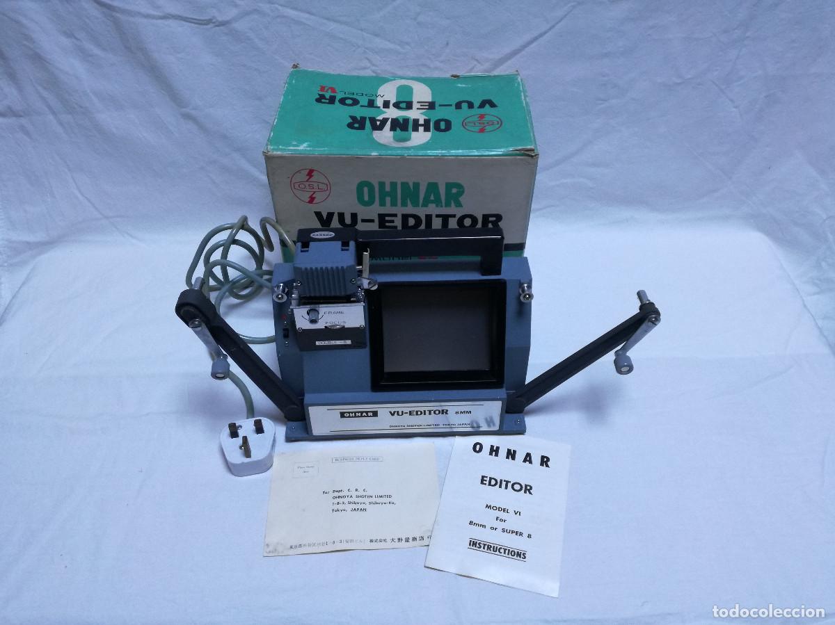 Antig&uuml;edades: EDITOR DE VIDEO 8MM - OHNAR VU-EDITOR MODEL VI (SIN PROBAR) - Foto 1