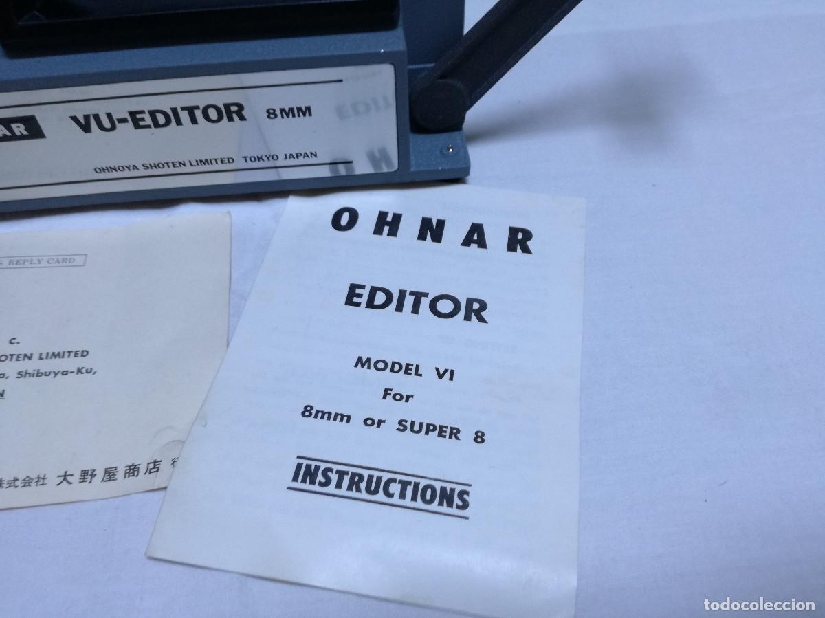 Antig&uuml;edades: EDITOR DE VIDEO 8MM - OHNAR VU-EDITOR MODEL VI (SIN PROBAR) - Foto 6