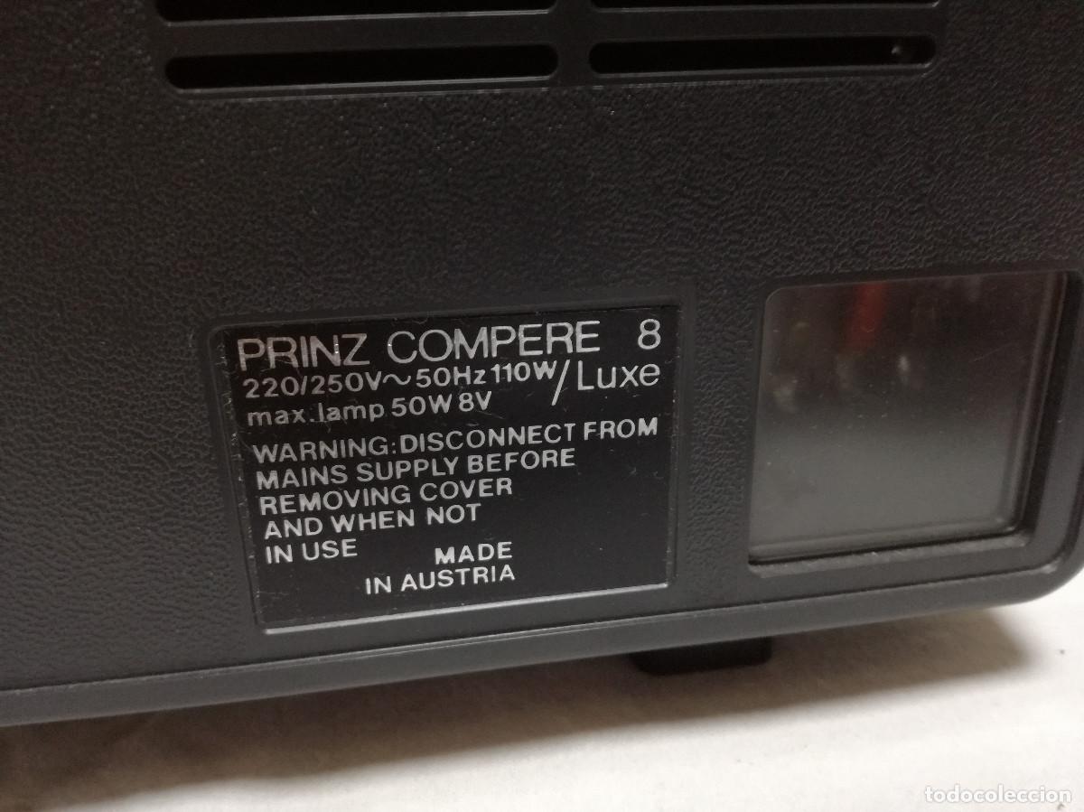 Antig&uuml;edades: PROYECTOR SUPER 8 - PRINZ COMPERE 8 LUXE (SIN PROBAR) - Foto 13