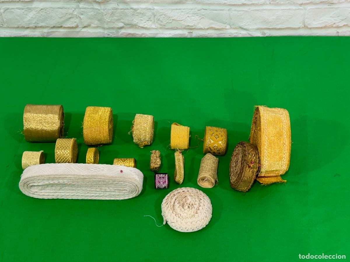 Antig&uuml;edades: LOTE DE 17 CINTAS PASAMANERIA - Foto 1