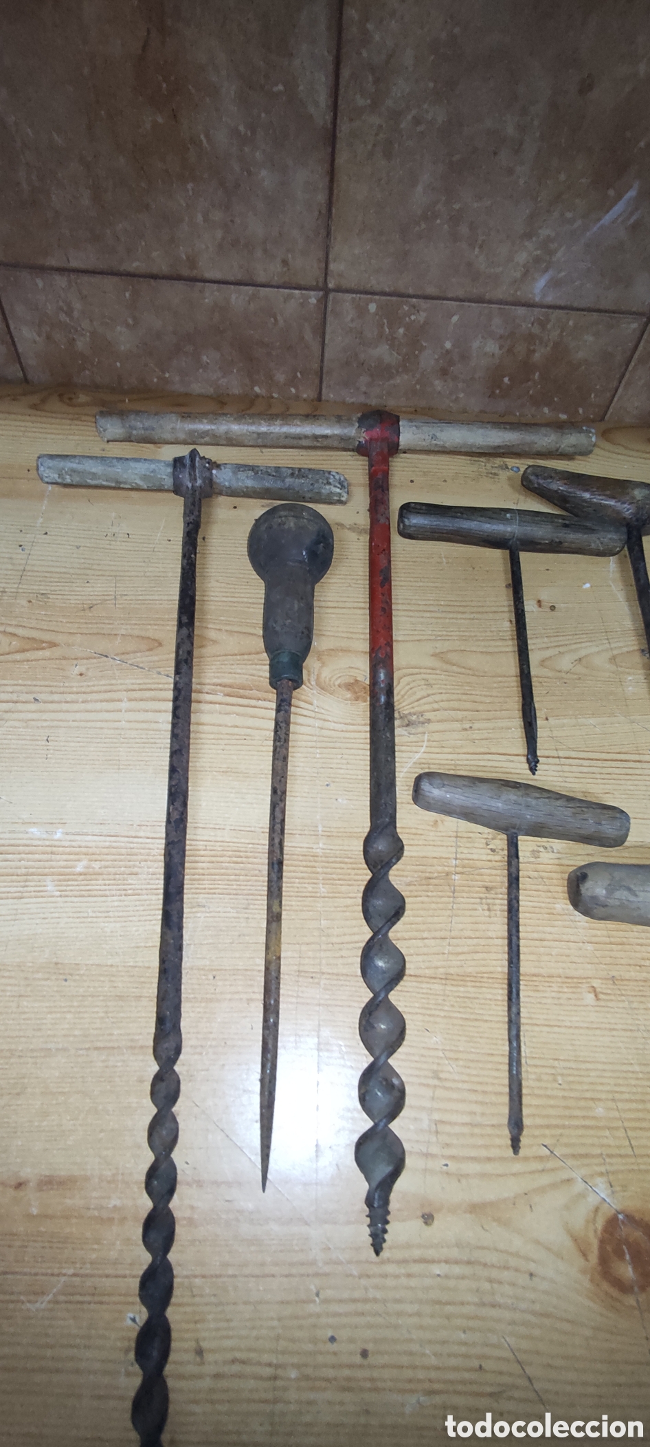 Antig&uuml;edades: Lote de barrenas antiguas - Foto 2