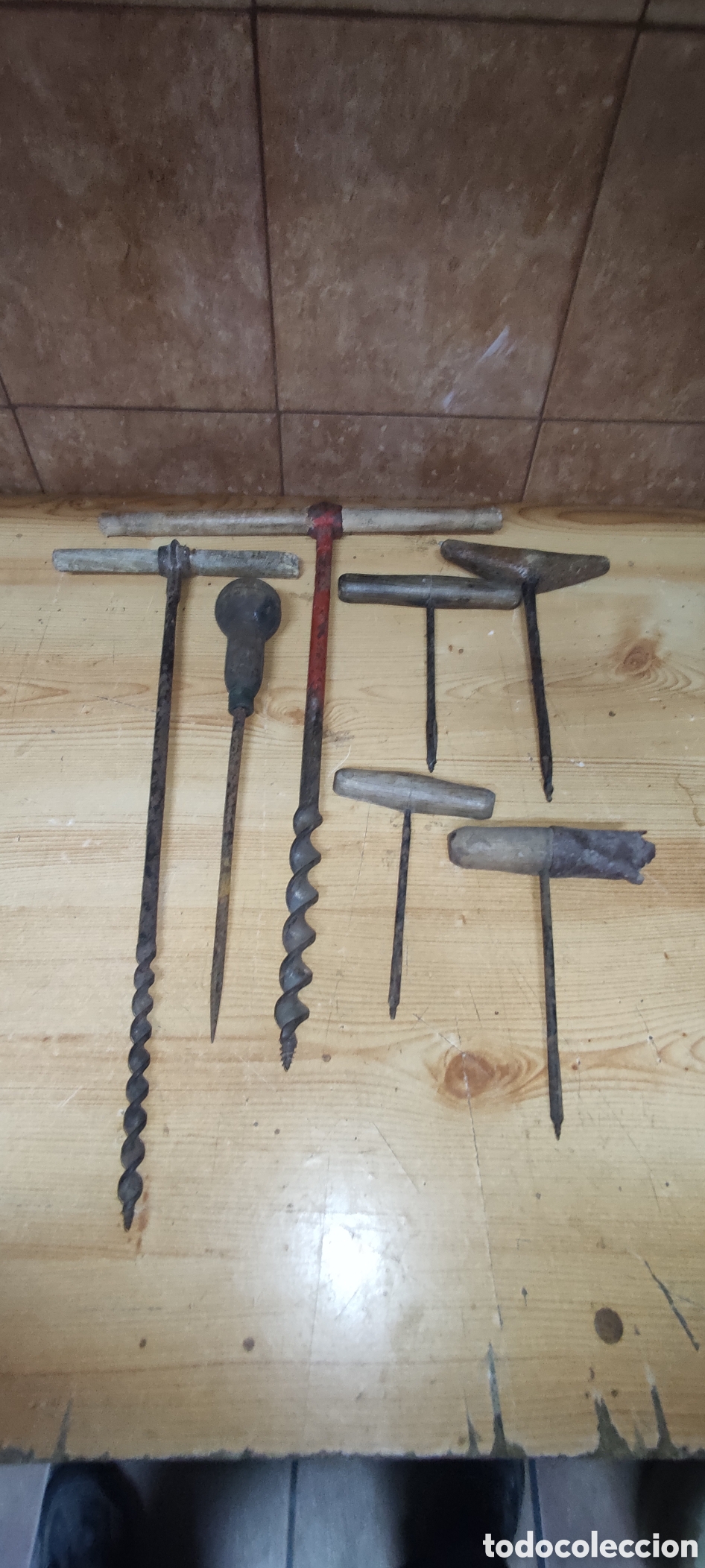 Antig&uuml;edades: Lote de barrenas antiguas - Foto 4
