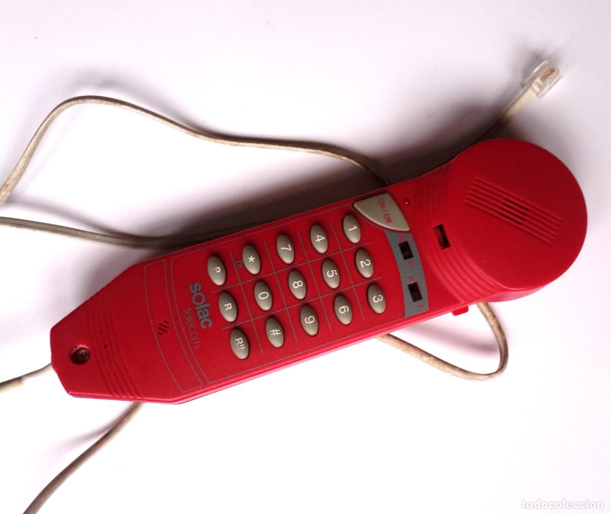 Tel&eacute;fonos: TELEFONO DE MANO SIN SOPORTE. SOLAC TELECOM. - Foto 1