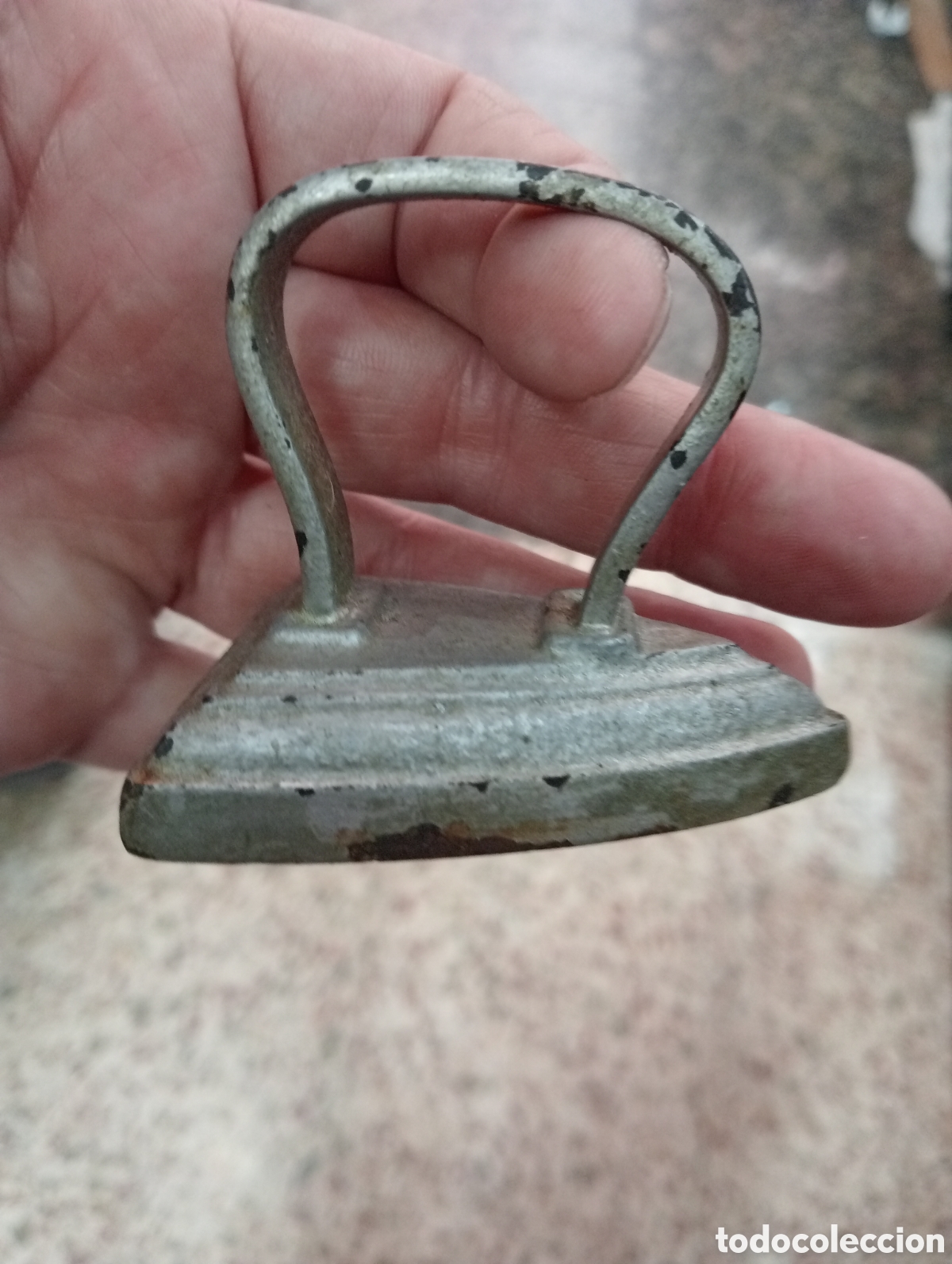 Antig&uuml;edades: Plancha de hierro peque&ntilde;a - Foto 5