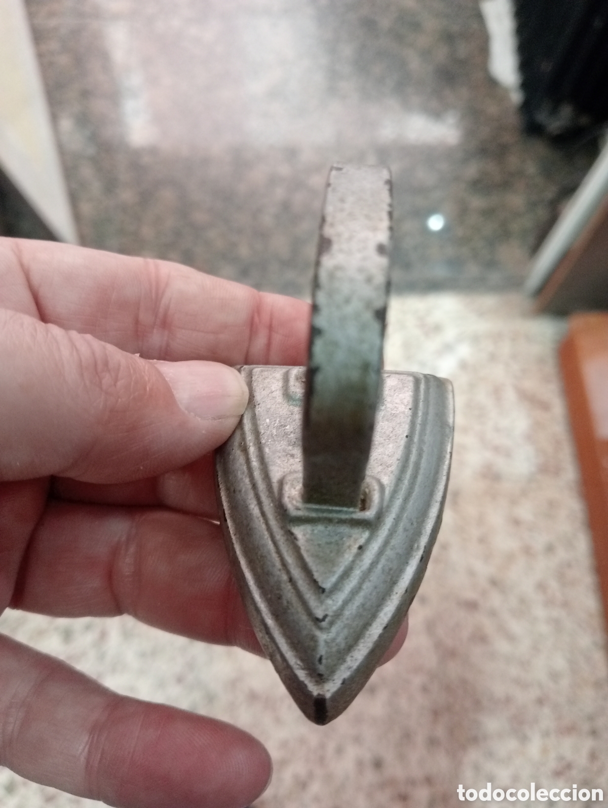 Antig&uuml;edades: Plancha de hierro peque&ntilde;a - Foto 6