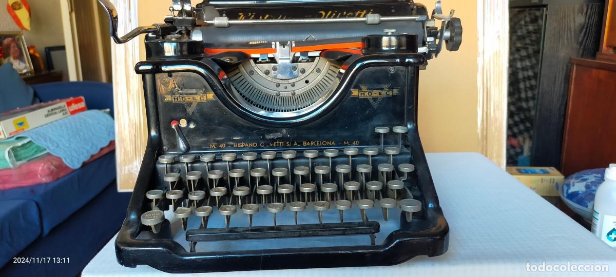 Antig&uuml;edades: M&aacute;quina de Escribir M40 Hispano-Olivetti - Foto 1