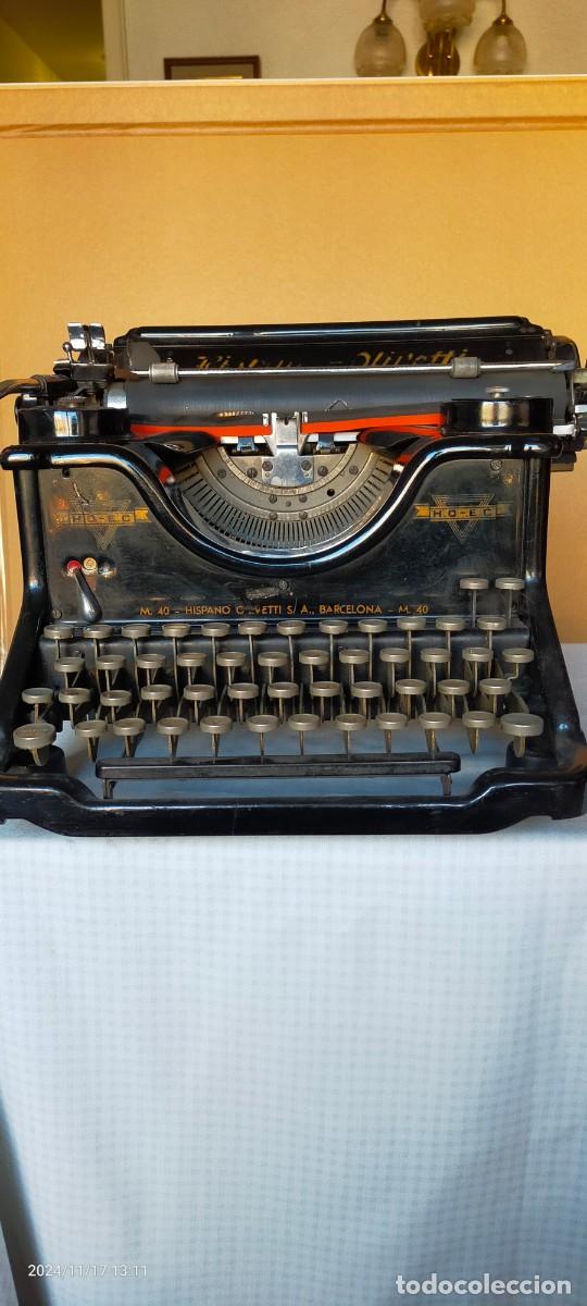 Antig&uuml;edades: M&aacute;quina de Escribir M40 Hispano-Olivetti - Foto 2