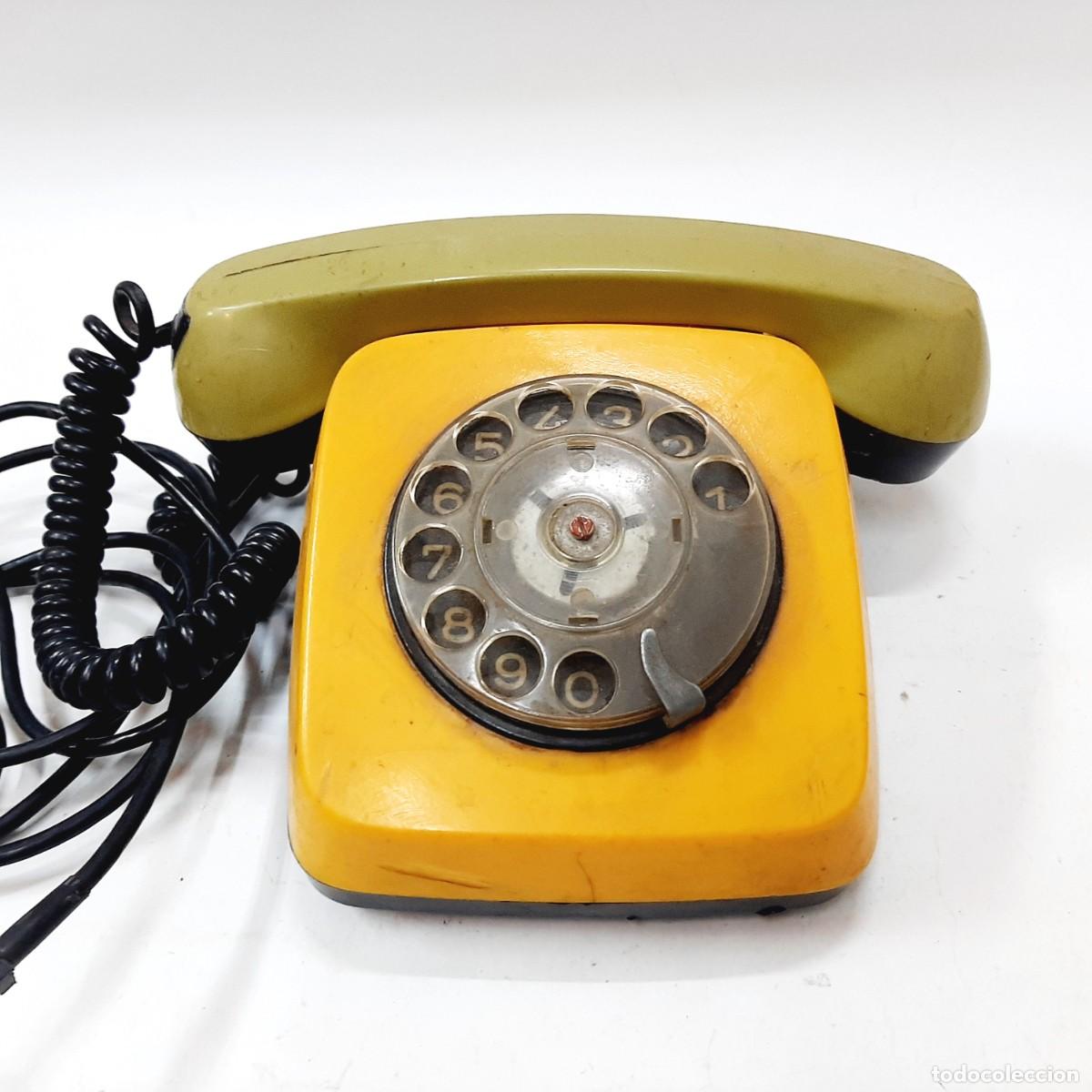 Tel&eacute;fonos: Tel&eacute;fono de disco vintage (6.5) - Foto 1