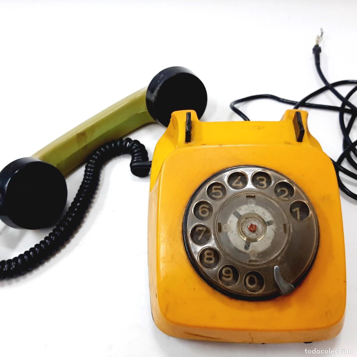 Tel&eacute;fonos: Tel&eacute;fono de disco vintage (6.5) - Foto 6