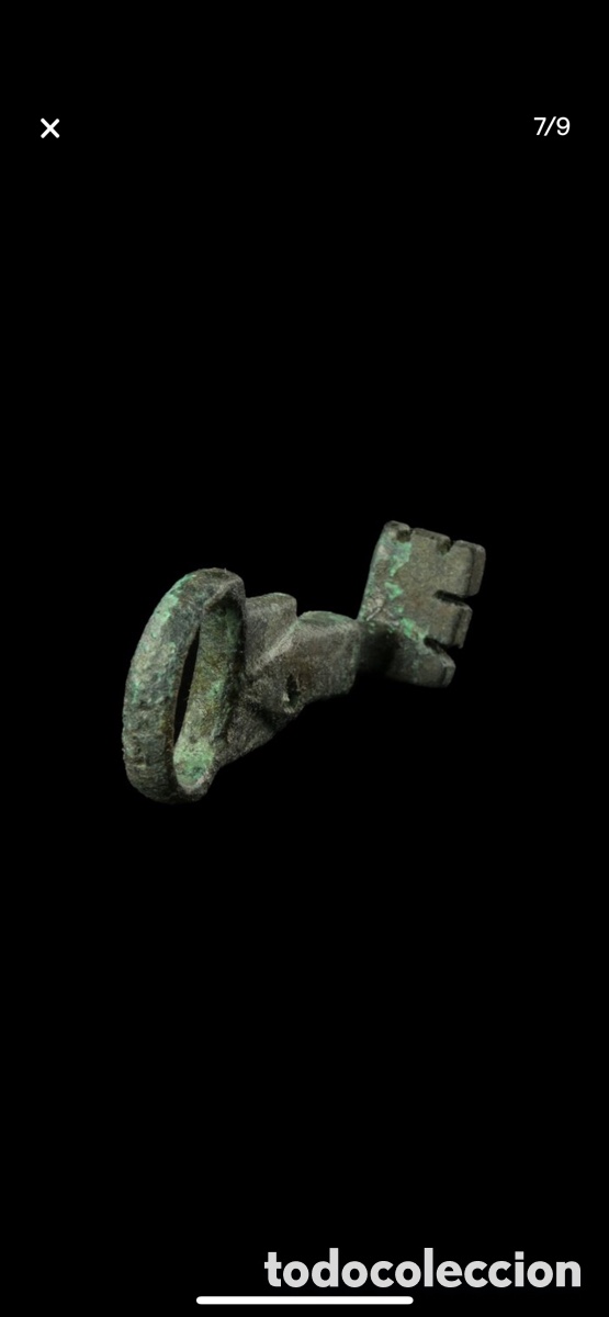 Antig&uuml;edades: Llave Bronce Romana grande - Foto 3