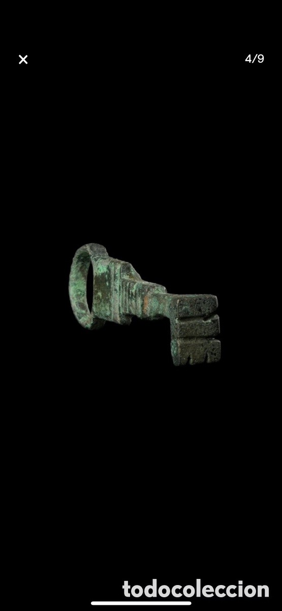 Antig&uuml;edades: Llave Bronce Romana grande - Foto 6