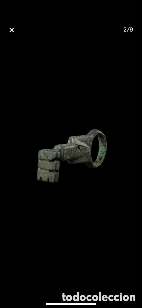 Antig&uuml;edades: Llave Bronce Romana grande - Foto 8
