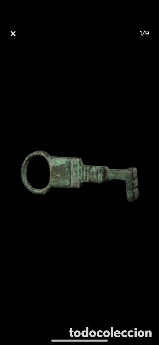 Antig&uuml;edades: Llave Bronce Romana grande - Foto 9
