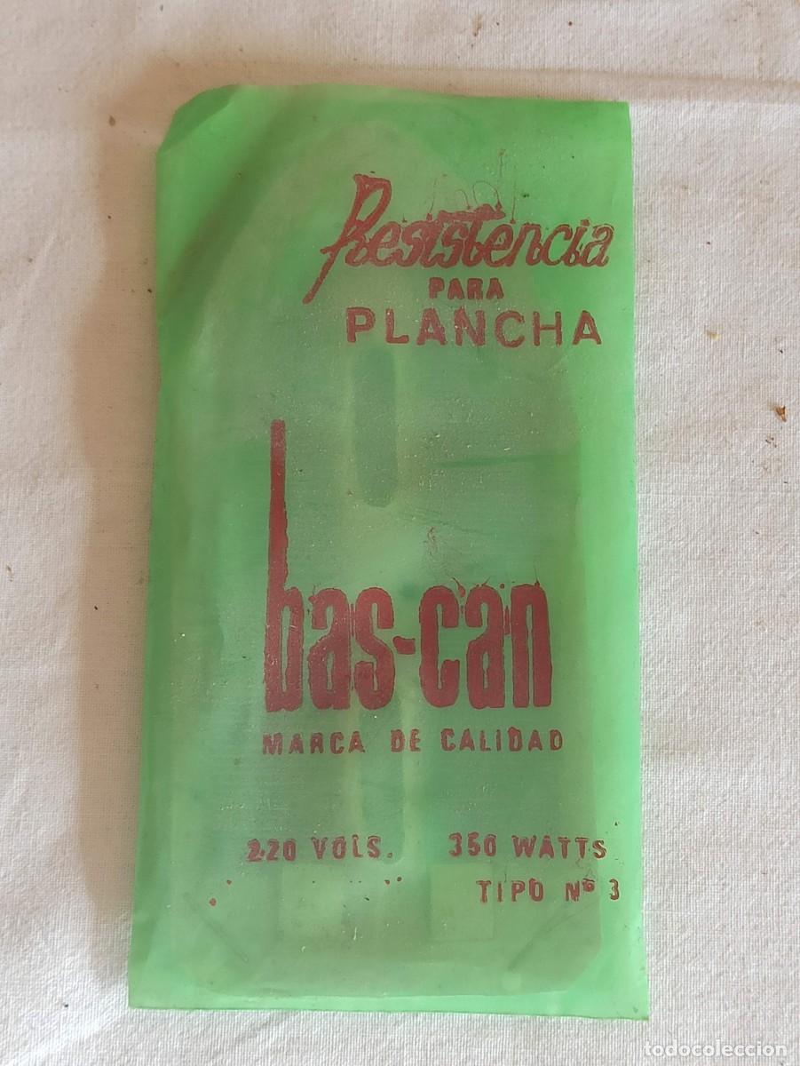 Antig&uuml;edades: Resistencia para plancha bas-can - Foto 1