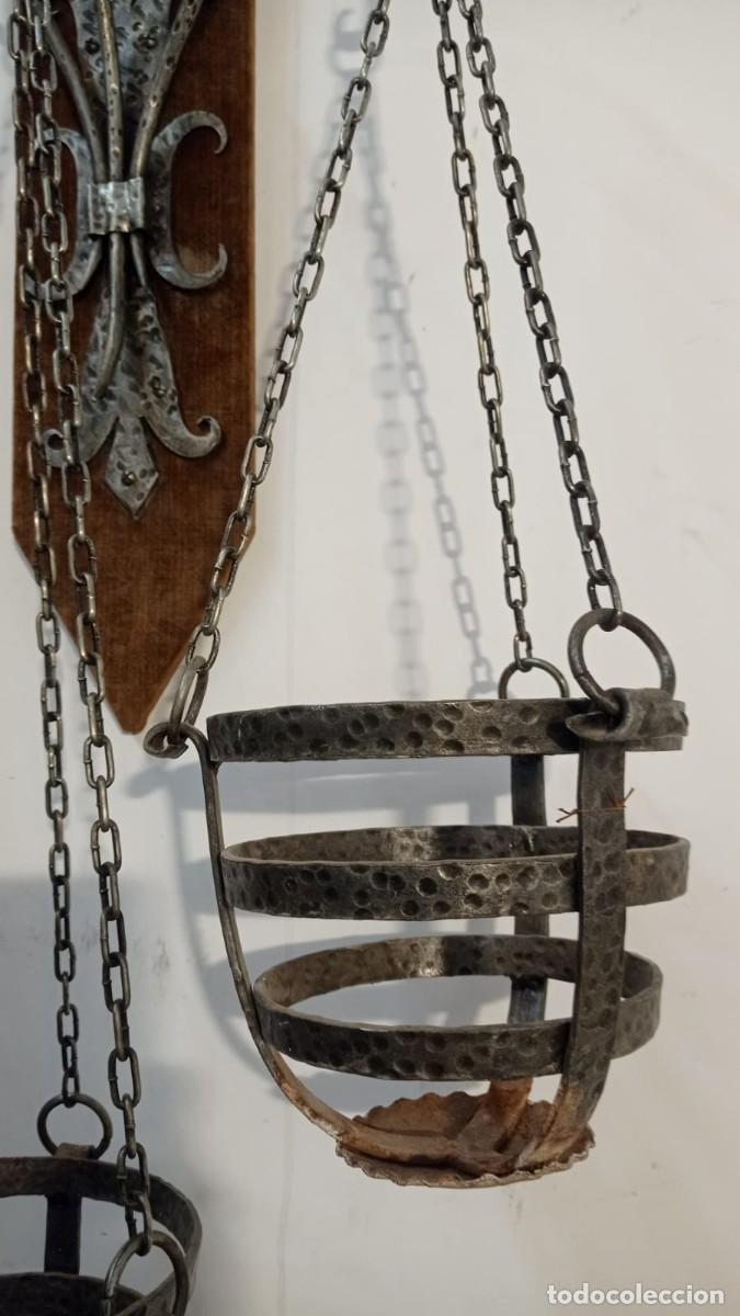 Antig&uuml;edades: Antiguo macetero en hierro forjado - Foto 4