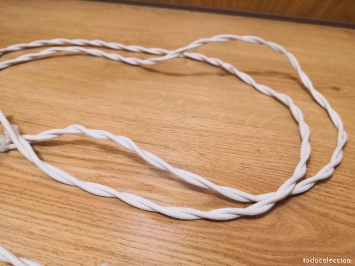 Antig&uuml;edades: CABLE TRENZADO BLANCO - Foto 2