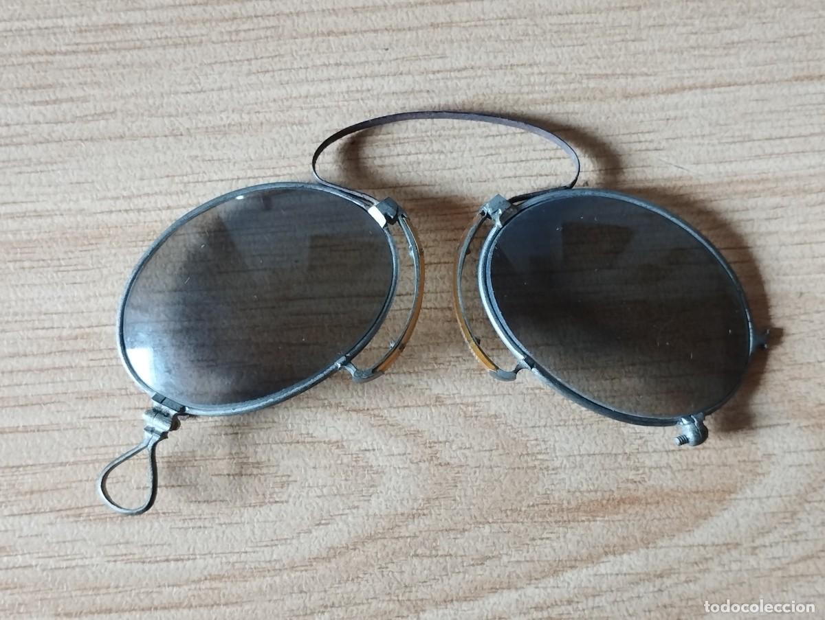 Antig&uuml;edades: GAFAS ANTEOJOS DE SOL TIPO QUEVEDO - Foto 1