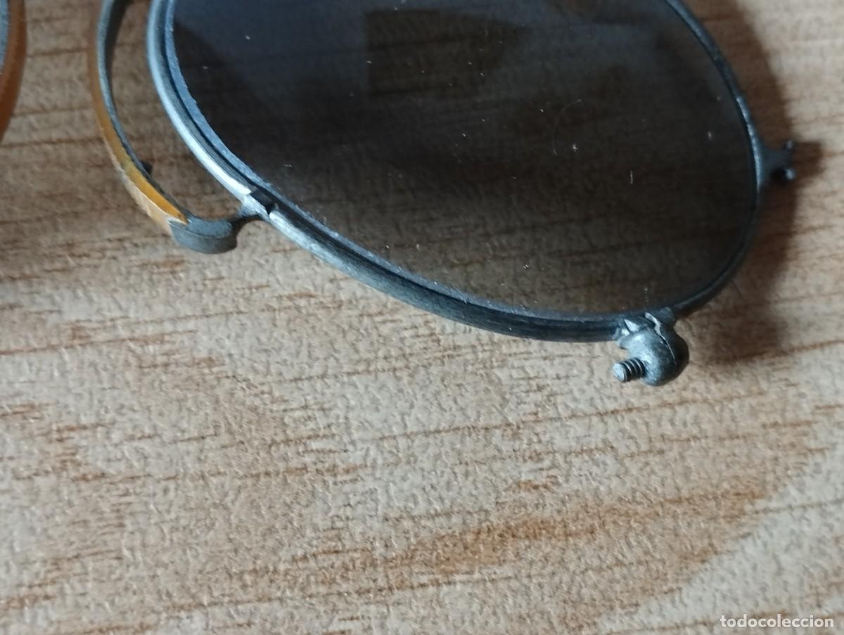 Antig&uuml;edades: GAFAS ANTEOJOS DE SOL TIPO QUEVEDO - Foto 4