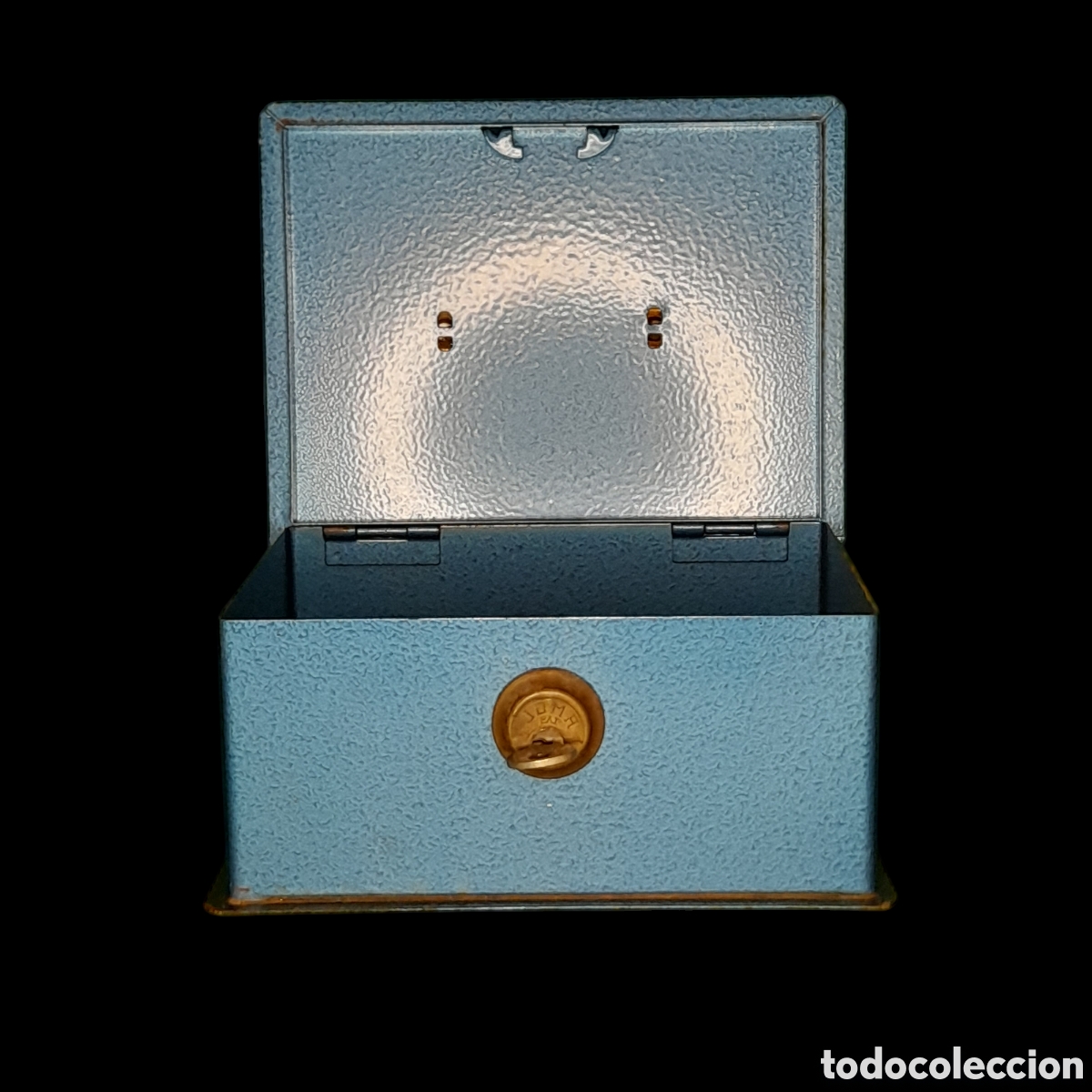 Antig&uuml;edades: Antigua caja de caudales. - Foto 4