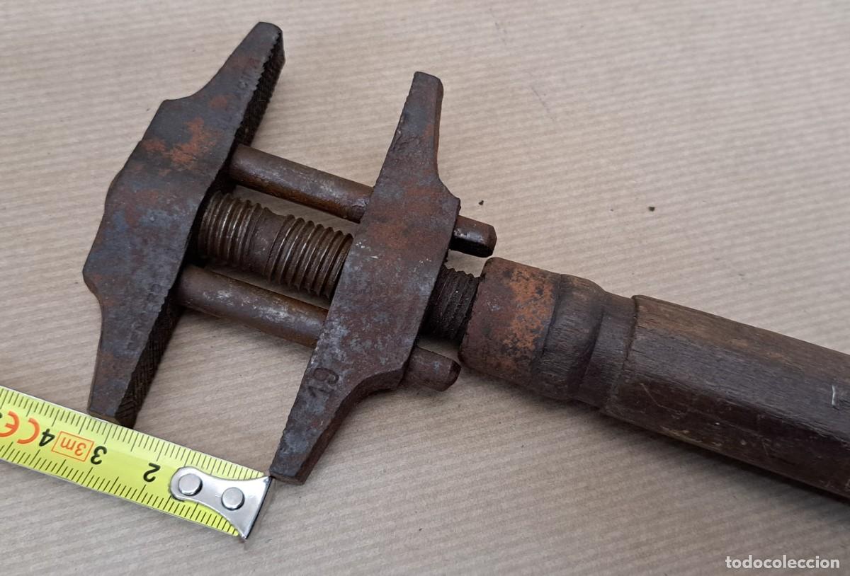 Antig&uuml;edades: Antigua llave inglesa, Funciona bien - Foto 4
