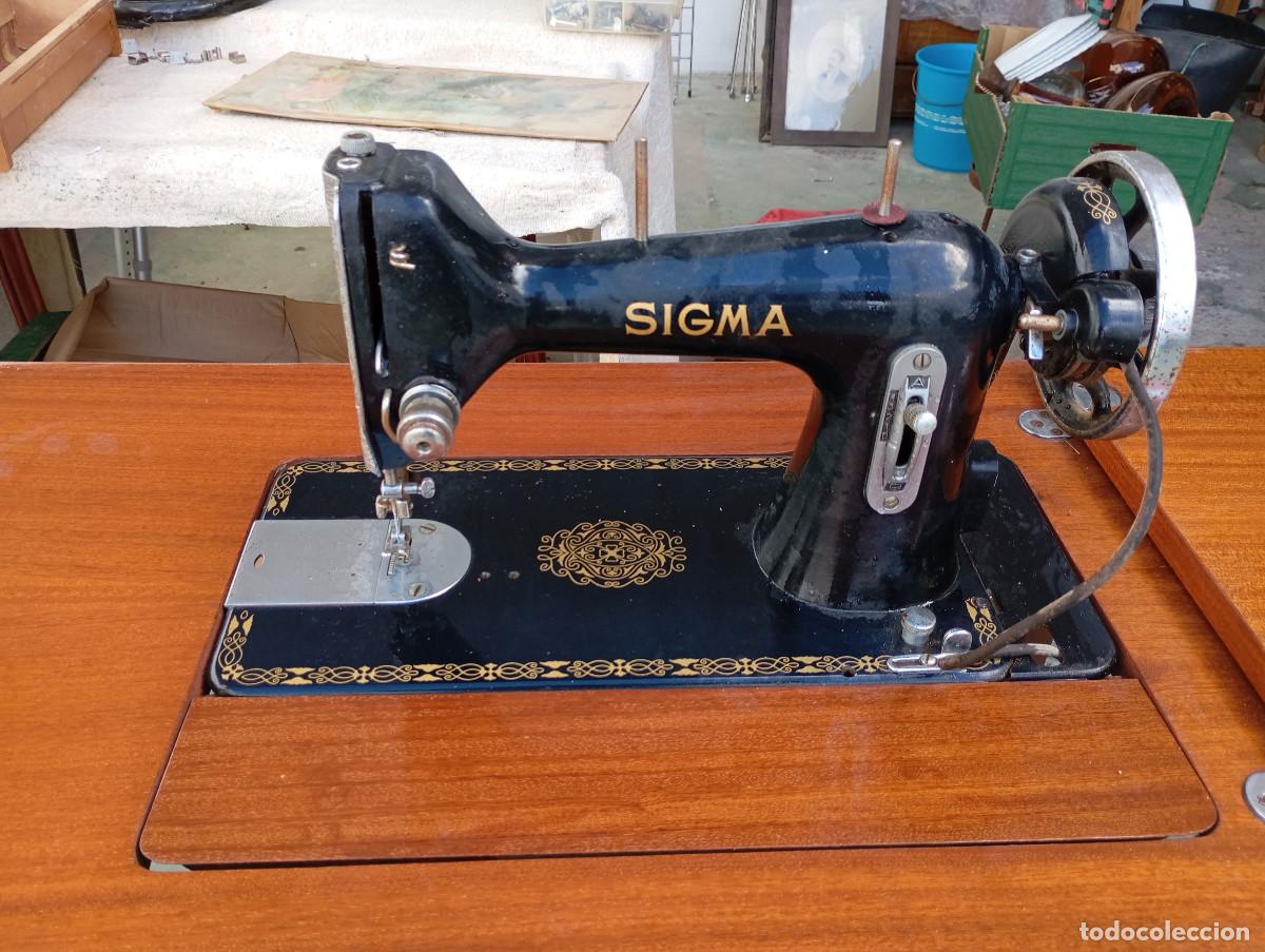 Antig&uuml;edades: maquina de coser sigma - Foto 3