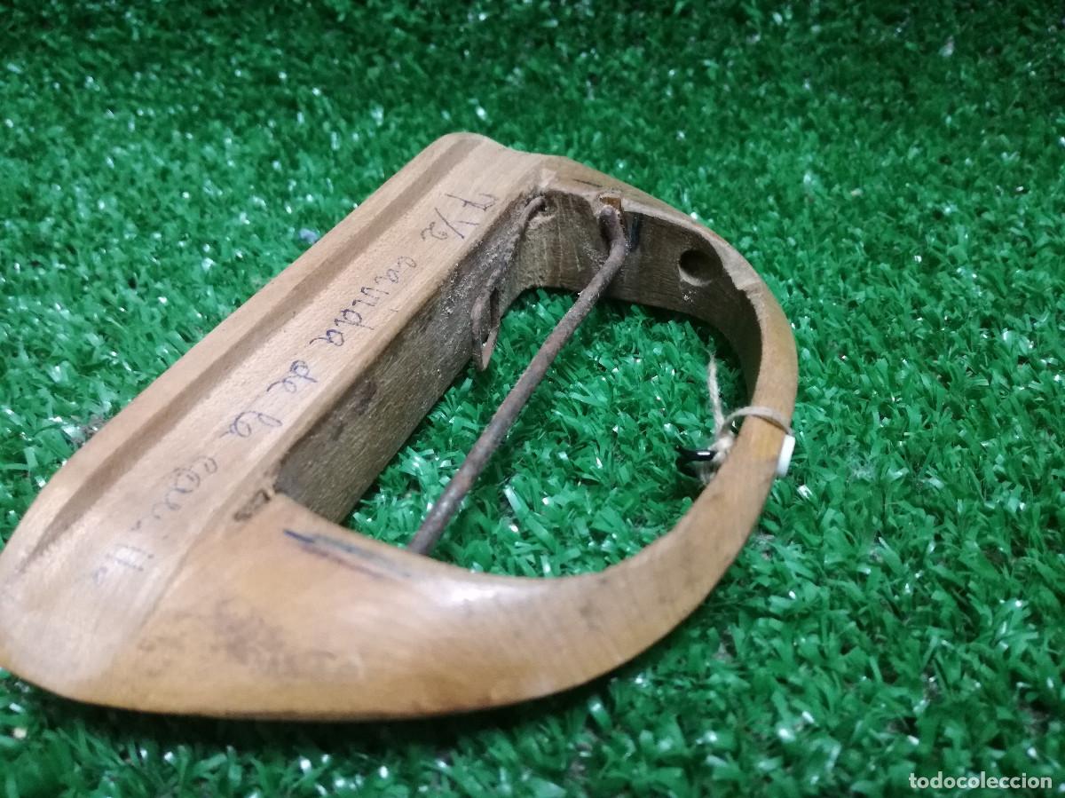 Antig&uuml;edades: ANTIGUA LANZADERA DE MADERA PARA TELAR TEXTIL - HERRAMIENTA (REF1) - Foto 5