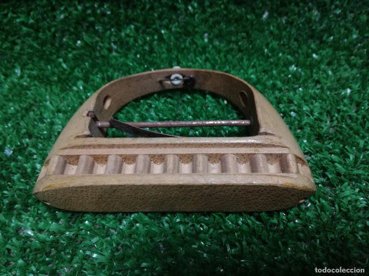 Antig&uuml;edades: ANTIGUA LANZADERA DE MADERA PARA TELAR TEXTIL - HERRAMIENTA (REF9) - Foto 5