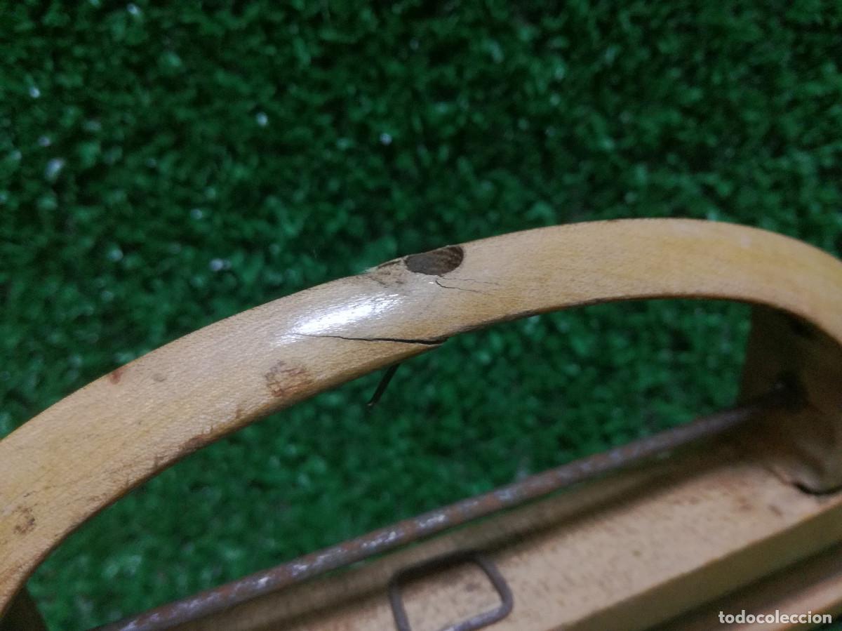 Antig&uuml;edades: ANTIGUA LANZADERA DE MADERA PARA TELAR TEXTIL - HERRAMIENTA (REF10) - Foto 6