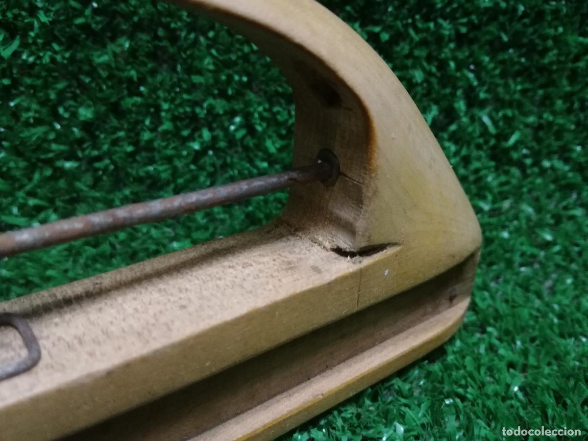 Antig&uuml;edades: ANTIGUA LANZADERA DE MADERA PARA TELAR TEXTIL - HERRAMIENTA (REF10) - Foto 8