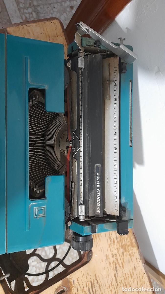 Antig&uuml;edades: Maquina de escribir hispano olivetti studio 45 - Foto 2