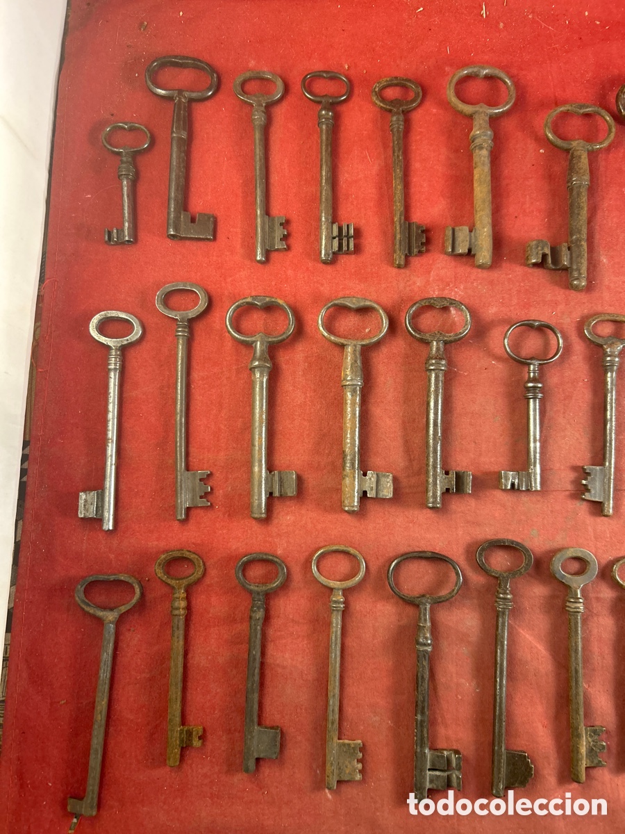 Antig&uuml;edades: COLECCI&Oacute;N DE LLAVES DE FORJA ANTIGUAS - Foto 2