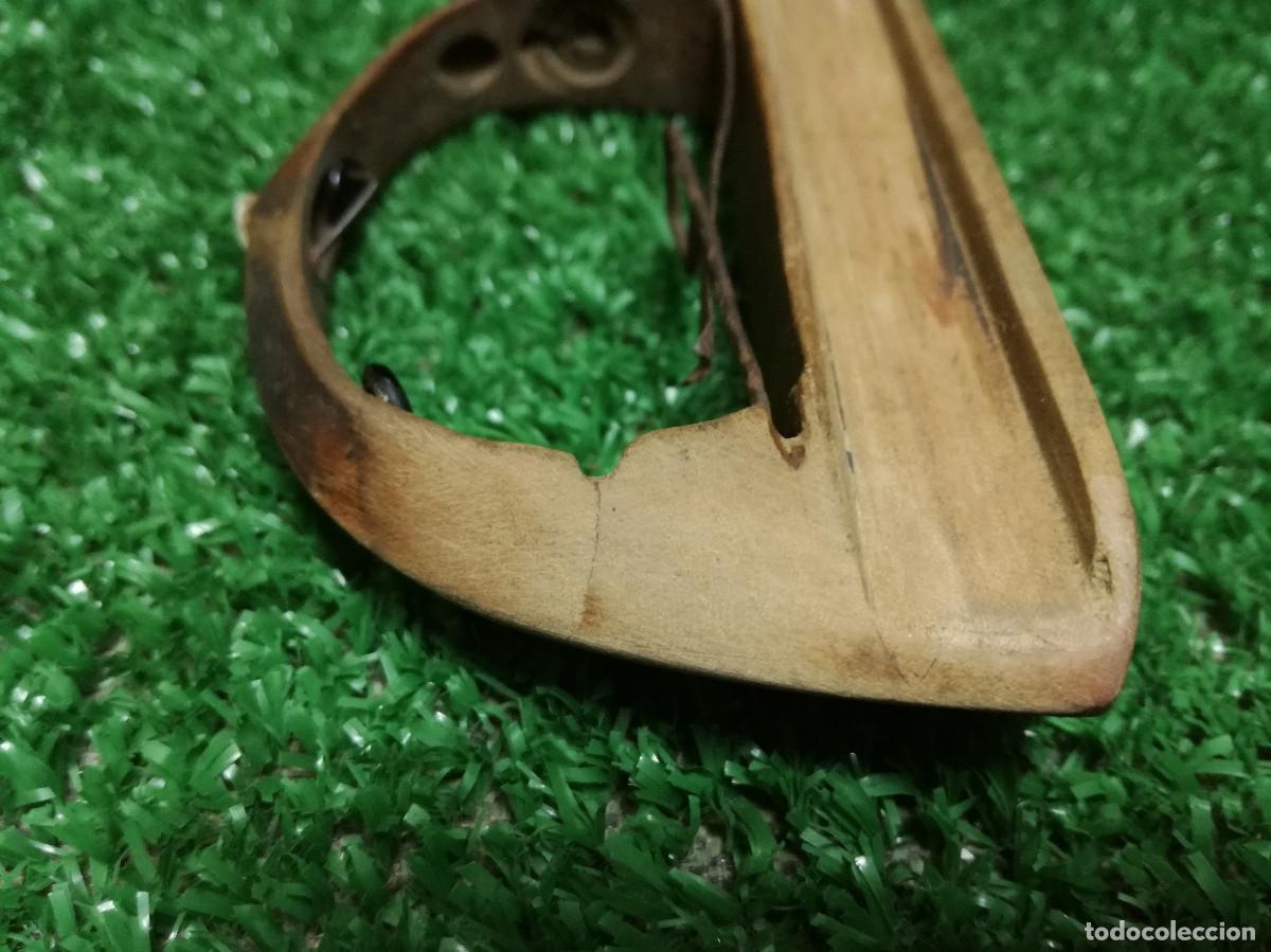 Antig&uuml;edades: ANTIGUA LANZADERA DE MADERA PARA TELAR TEXTIL - HERRAMIENTA (REF64) - Foto 6