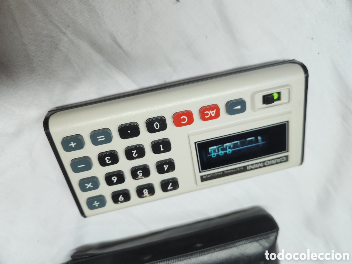 Antig&uuml;edades: CASIO MINI CM 605. CALCULADORA FUNCIONANDO, CON FUNDA E INSTRUCCIONES - Foto 2