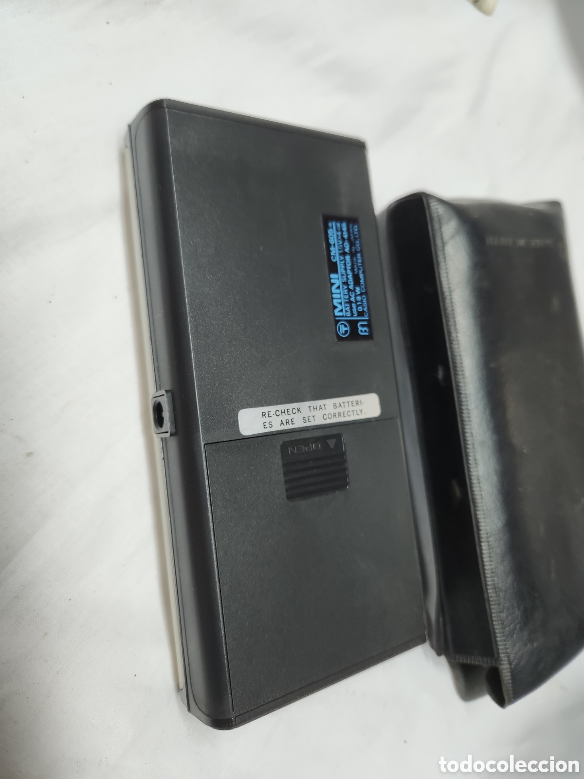 Antig&uuml;edades: CASIO MINI CM 605. CALCULADORA FUNCIONANDO, CON FUNDA E INSTRUCCIONES - Foto 3