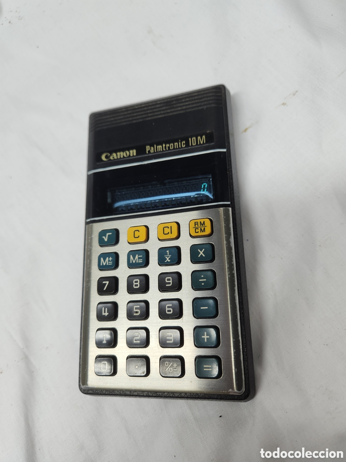 Antig&uuml;edades: CALCULADORA CANON PALMTRONIC 10M CIENTIFICA. FUNCIONA - Foto 2